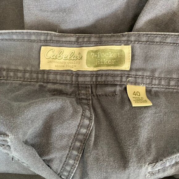 Cabela’s 7-Pocket Cargo Utility Khaki Casual Shorts - Picture 5 of 11